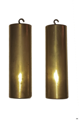Gewichten (cilindrisch) messing / lood. (Art.Nr. O03-316) Gewichten (cilindrisch) messing / lood. (Art.Nr. O03-316)