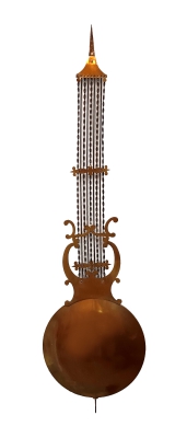 Originele antieke harpslinger, lensdiameter 31 cm. 