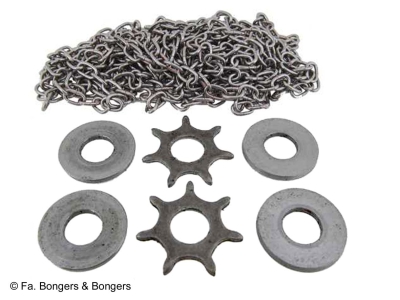 Reparatieset kettingsporen cpl. met  bijpassende ketting 