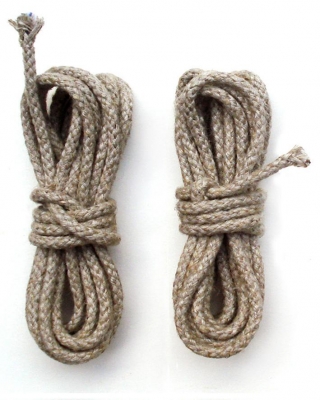 4,40 m. Origineel gevlochten Comtoise touw - NATUREL - 3 mm