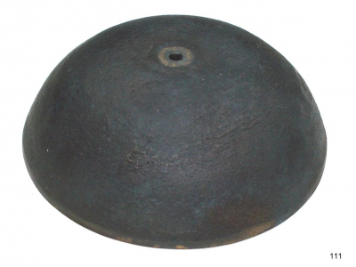 Bronzen comtoise bel, Ø 12,2 cm.