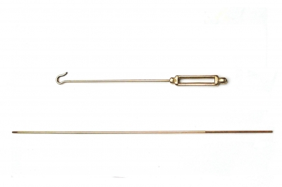 Slingerstaaf met slingerhuis voor friese stoelklok