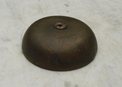 Bronzen bel, plat model, Ø 10 cm
