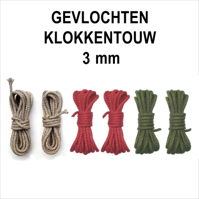 Gevlochten touw 3 mm