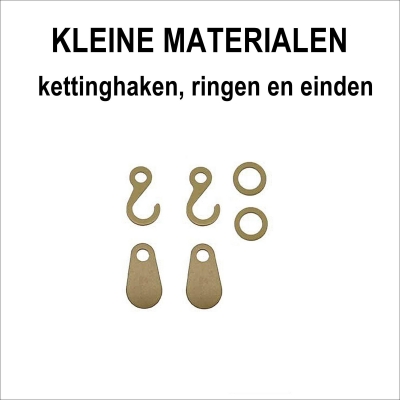 Kettinghaken, ringen en einden