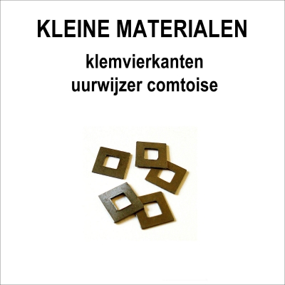 Klemvierkanten uurwijzer comtoise