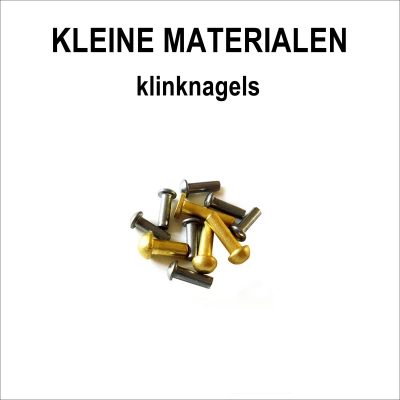 Klinknagels staal/ messing